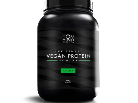 Tom Oliver Vegan Protein Powder, Coconut 907gr For Cheap