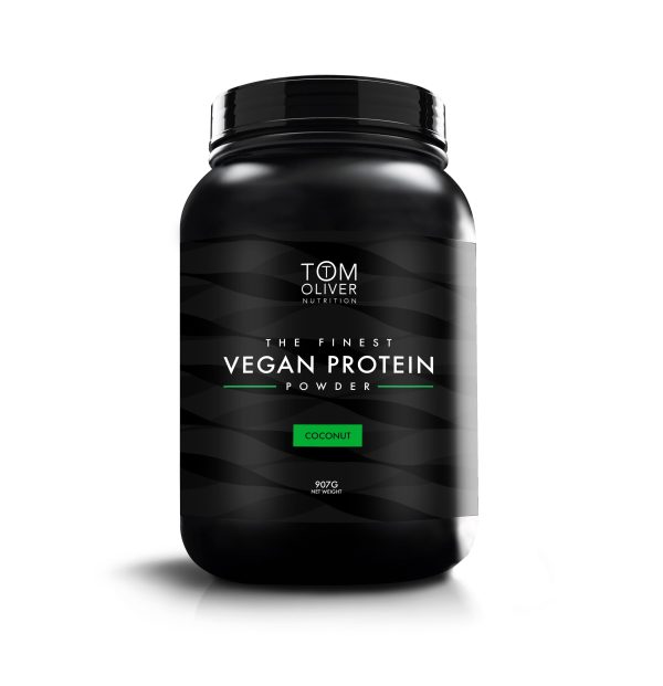 Tom Oliver Vegan Protein Powder, Coconut 907gr For Cheap