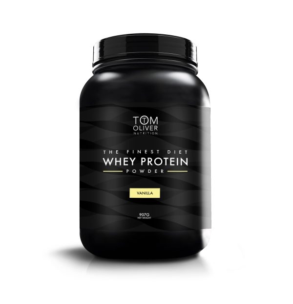 Tom Oliver Diet Whey Vanilla, 907gr Online Hot Sale