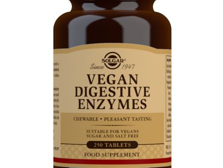 Solgar Vegan Digestive Enzymes, 250 Tablets Supply