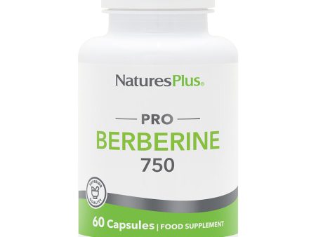 Natures Plus Berberine 750mg, 60 Capsules Online now