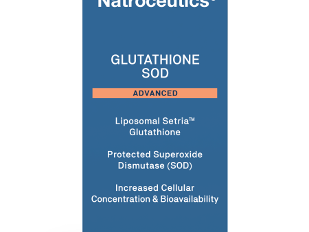 Natroceutics  Natro-Glutathione SOD Advanced ,  30 Capsules For Discount