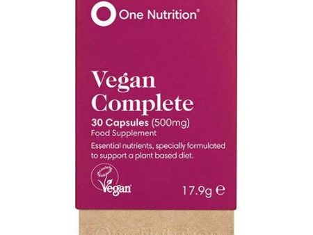 One Nutrition Vegan Complete, 30 Capsules Cheap