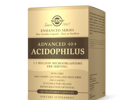 Solgar Advanced 40+ Acidophilus, 60 VCapsules on Sale