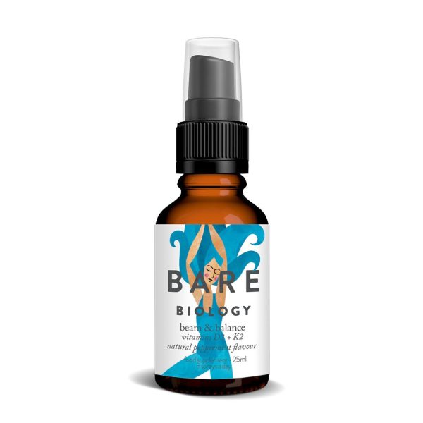 Bare Biology Beam & Balance Vitamin D3 & K2 Spray,  25ml Online now