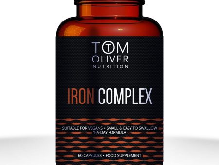 Tom Oliver Iron Complex, 60 Capsules Cheap