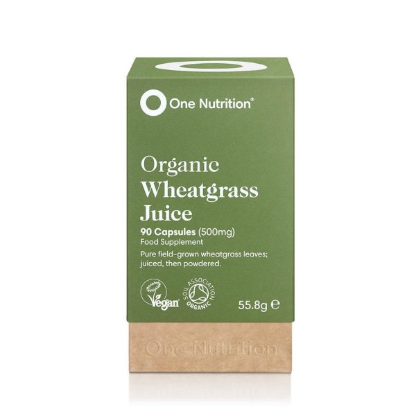 One Nutrition Wheatgrass Juice - 500mg, 90 Capsules Supply