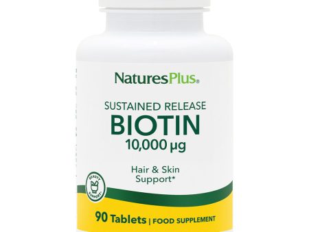 Natures Plus Biotin 10mg sustained-release, 90 Tablets Online Sale