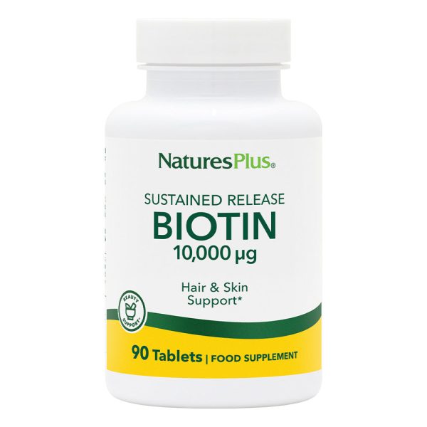 Natures Plus Biotin 10mg sustained-release, 90 Tablets Online Sale