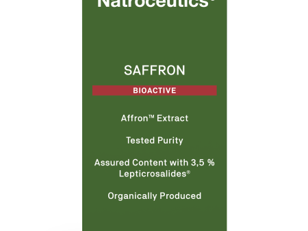 Natroceutics Saffron Bioactive,  30 Capsules Hot on Sale