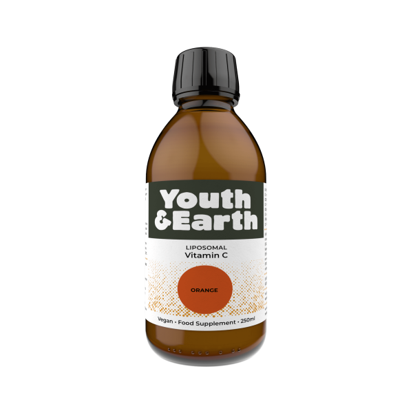 Youth & Earth Liposomal Vitamin C 1000mg, Orange 250ml Supply