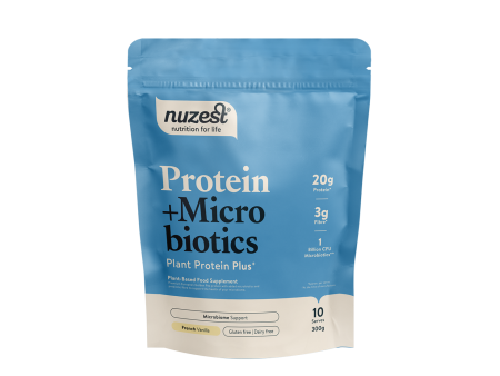 Nuzest Protein + Microbiotics- French Vanilla,  300gr Hot on Sale