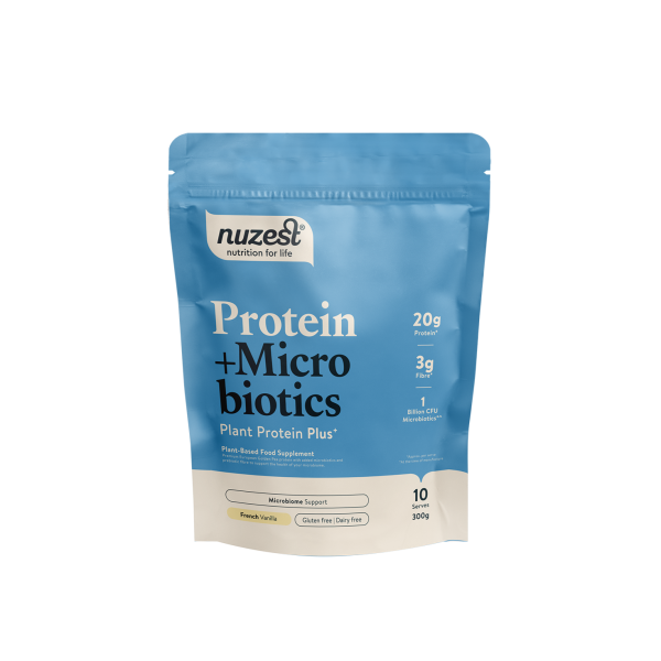 Nuzest Protein + Microbiotics- French Vanilla,  300gr Hot on Sale