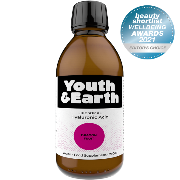 Youth & Earth Liposomal Hyaluronic Acid 100mg, Dragonfruit 250ml Discount