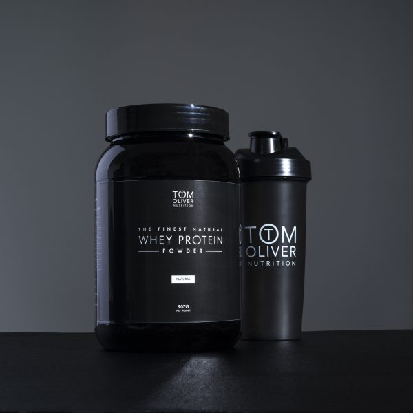 Tom Oliver Natural Unflavoured Whey, 907gr Online now